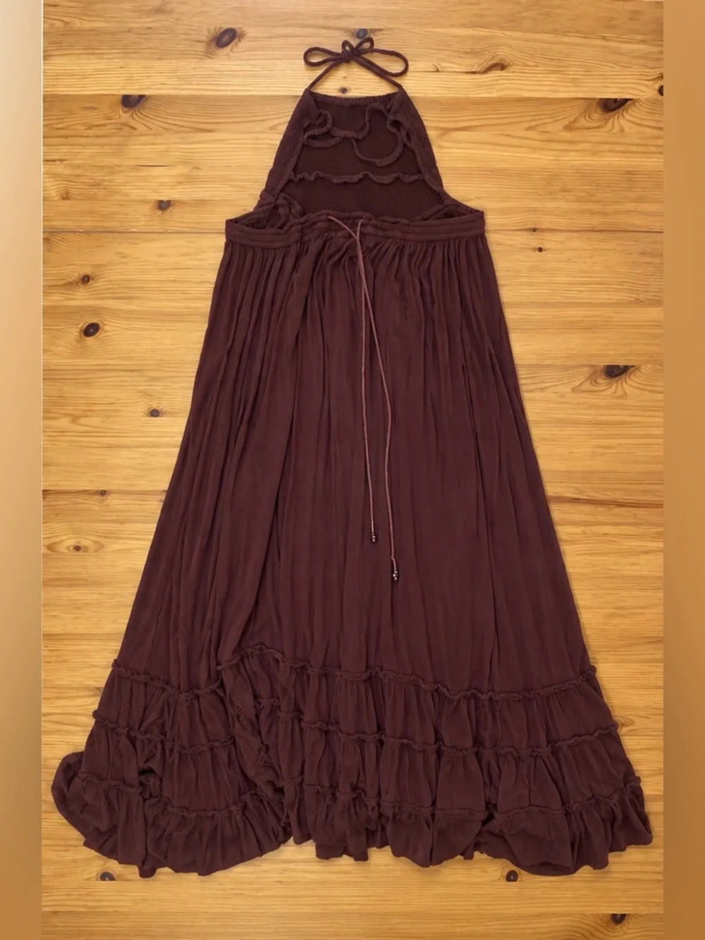 Free People Extratropical Maxi Dress Boho Cottage in Decadent Size Medium